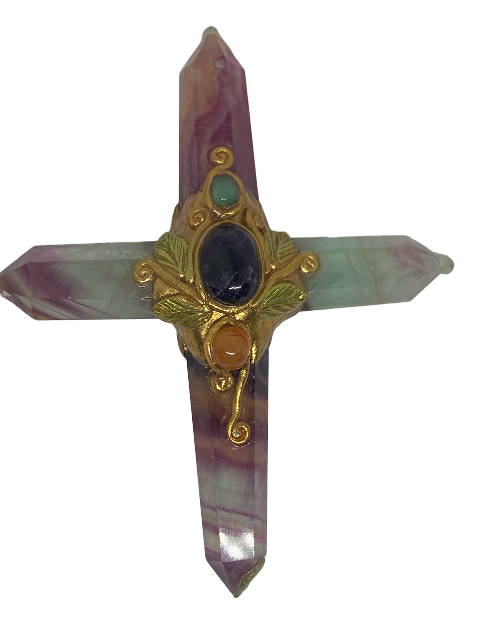 Fluorite Cross