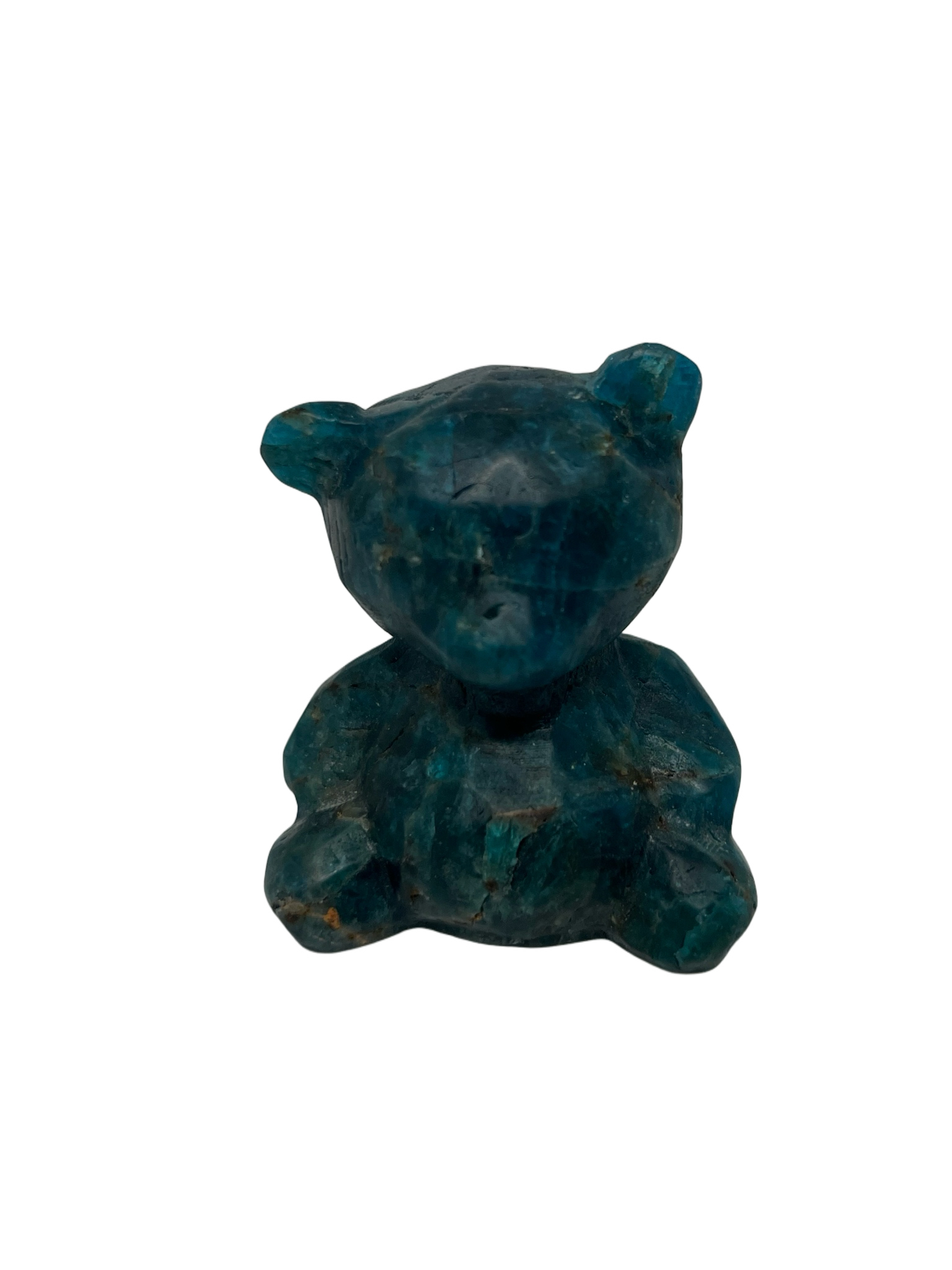 Blue Apatite Bear (small)