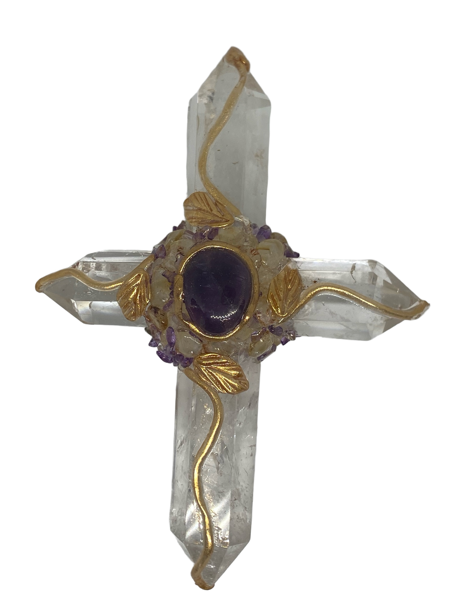 Clear Quartz Cross
